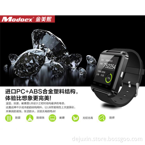 2015 topsale wholesale bluetooth smart watch ,Cheap android touch screen u80 U8 smart watch